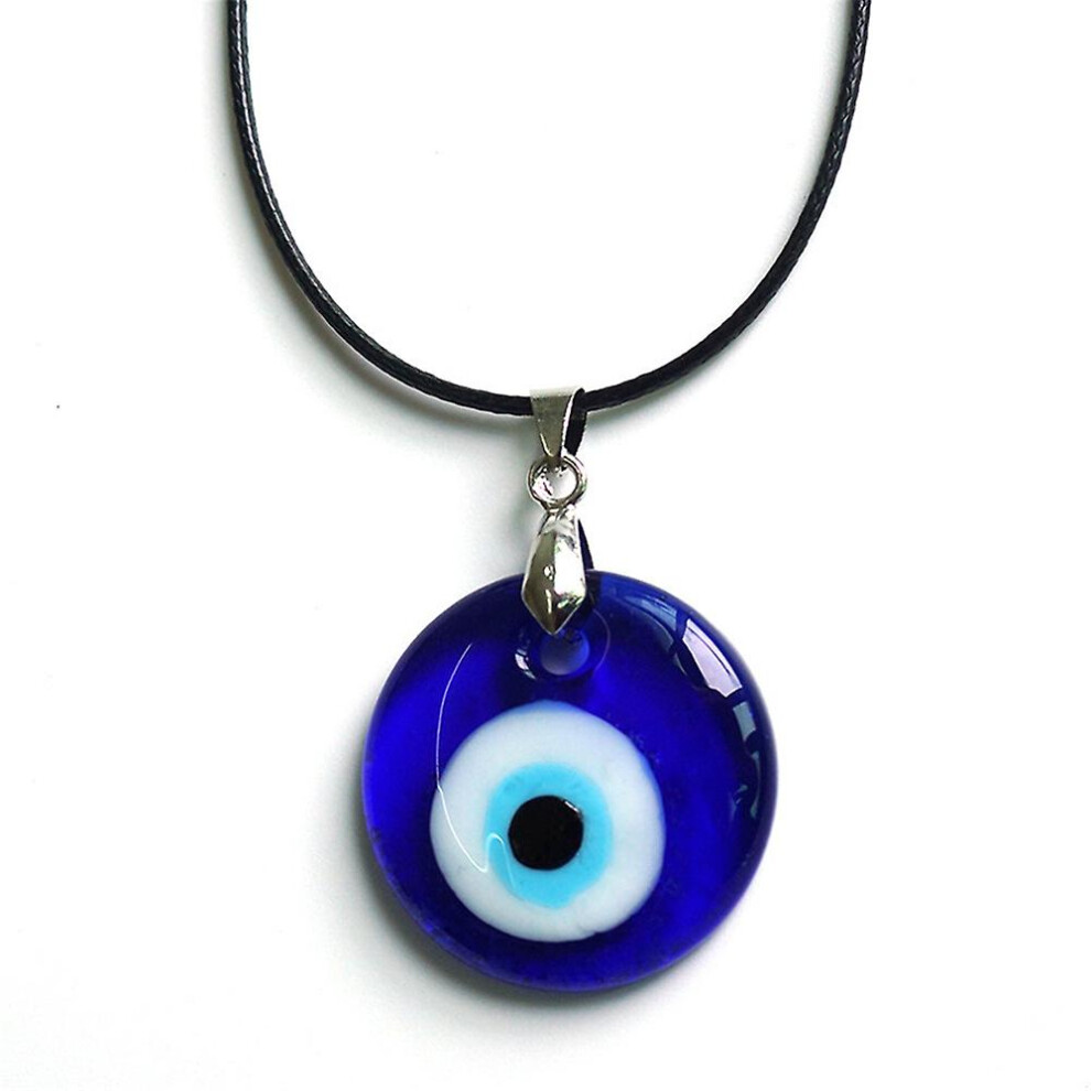Evil Eye Lucky Beads Blue Eye Pendant Necklace Clavicle Chain For Women Gifts