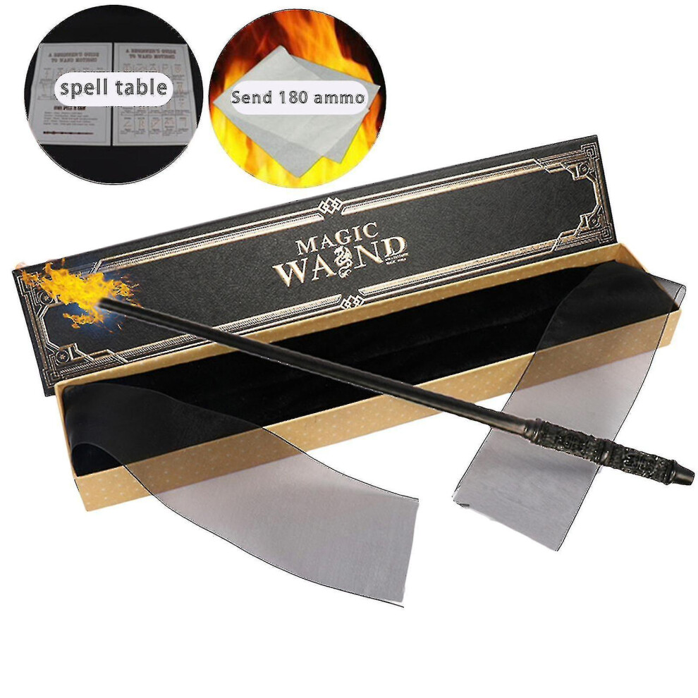 (stijl 5) Harry Potter Magical Fire-breathing Wand Cosplay Dumbledore Hermione Lord Voldemort Snape Fire-breathing Wand Gift