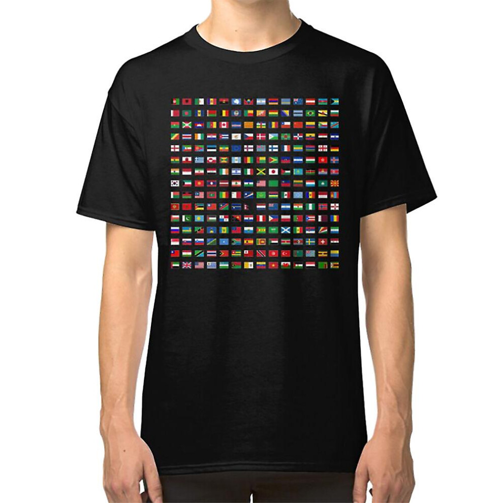 (L) The Flags Of The World T-Shirt Not,Specified