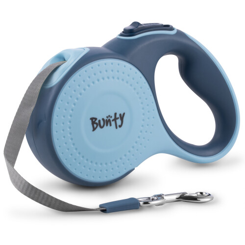 Bunty (Blue, 5m) Bunty Retractable Dog Lead, Tangle Free