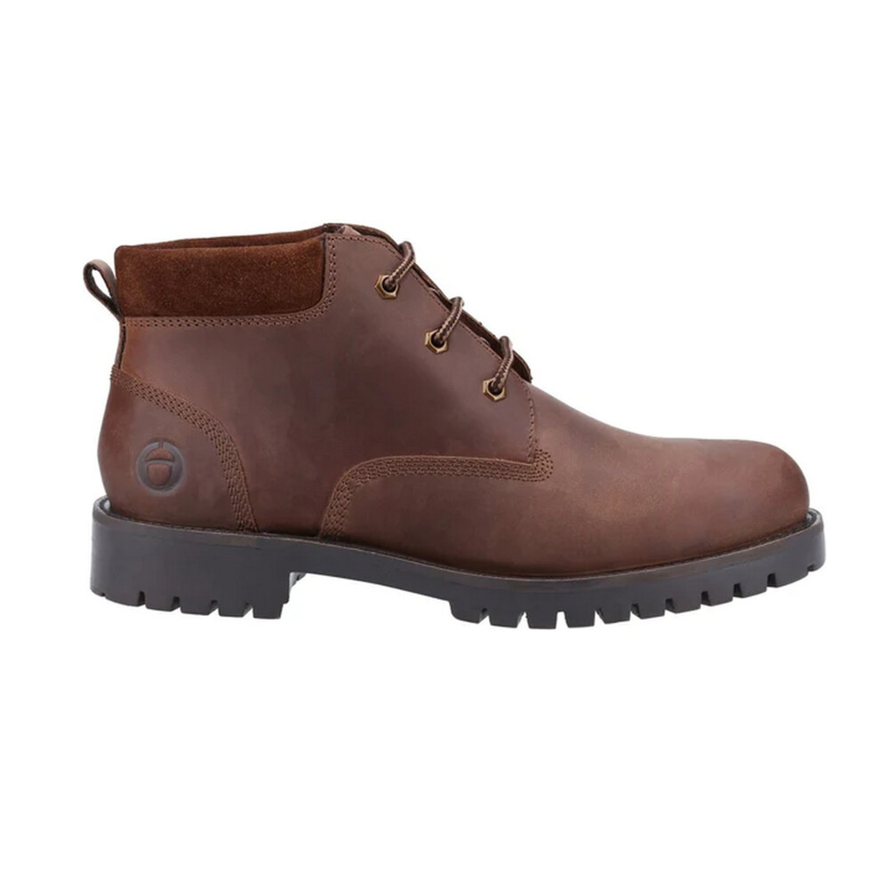 (9 UK, Brown) Cotswold Mens Banbury Leather Ankle Boots