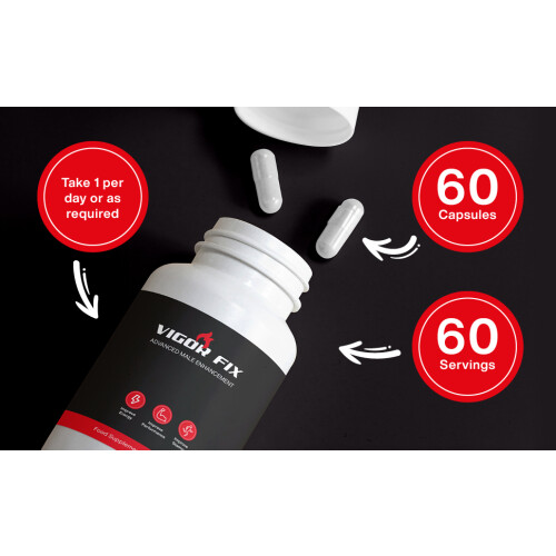 Vigor Fix Supporta le prestazioni e l'energia 60 Capsule 1