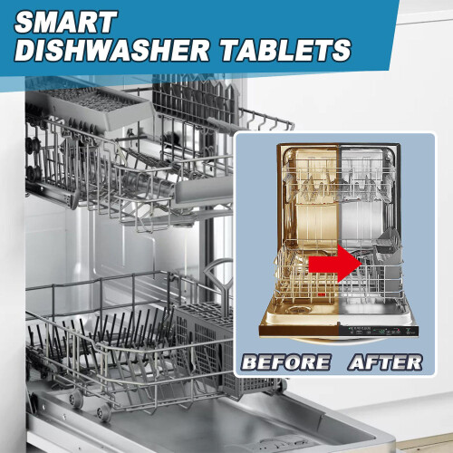 6pack/box Dishwasher Cleaning Tablets Dishwasher Cleaner Deodorizer Tablets 2