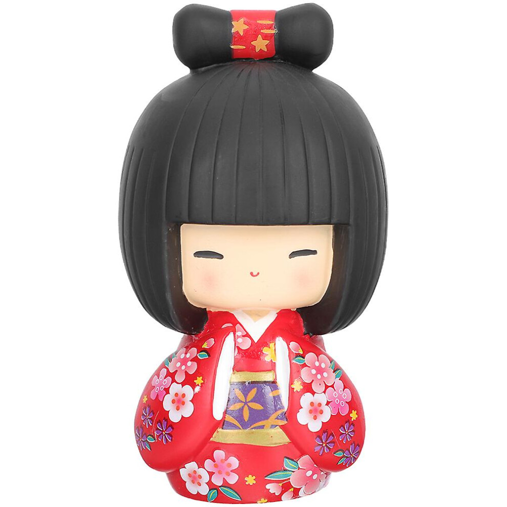 Japanese Kimono Doll Resin Kimono Doll Japanese Restaurant Tabletop Ornament