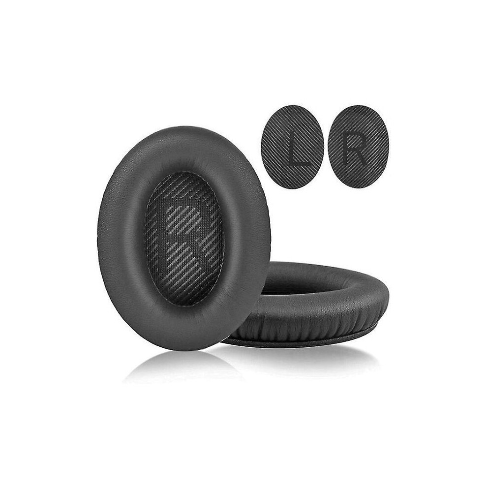 (Black) Ear Pads For Bose Quietcomfort - Qc/Qc25/Qc15/Ae2 Headphones Black