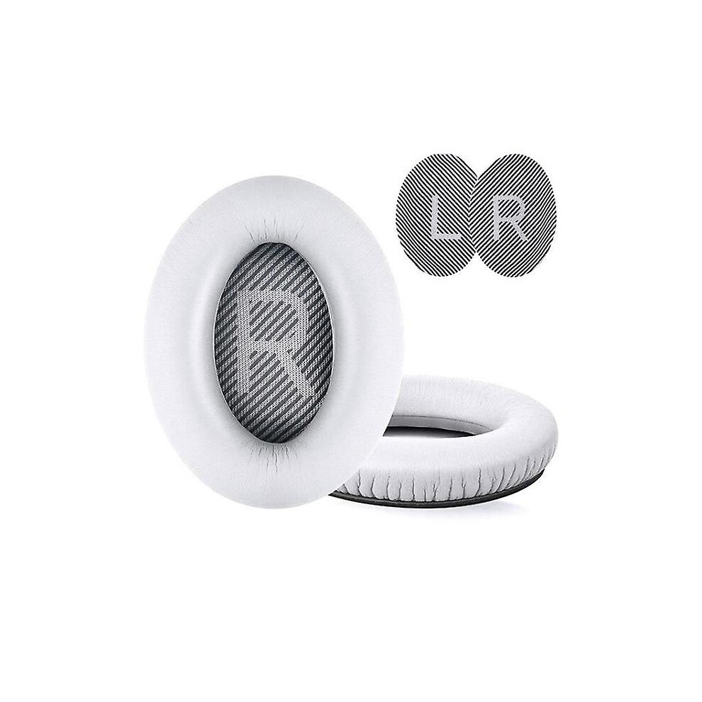 (White) Ear Pads For Bose Quietcomfort - Qc/Qc25/Qc15/Ae2 Headphones White