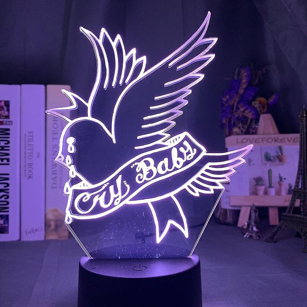 American Rapper Lil Peep Led Night For Home Decoration Light
