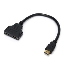 Hd Hdmi Port Male To Female 1 Input 2 Output Splitter Cable
