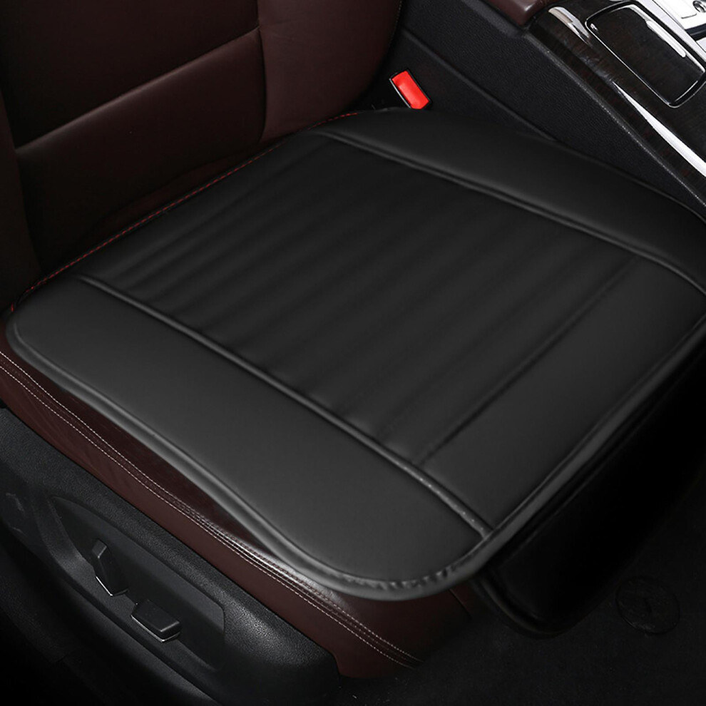 Universal Car Front Seat Cover Breathable Leather Pad Cushion,front Car Seat Covers, Faux Leather Car Seat Protectors For Universal Vehicles