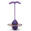 (Purple) Pogo Jumping Ball Balance Board With Handle Explosion Proof Exercise Bouncing Ball 1