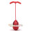 (Red) Pogo Jumping Ball Balance Board With Handle Explosion Proof Exercise Bouncing Ball 1