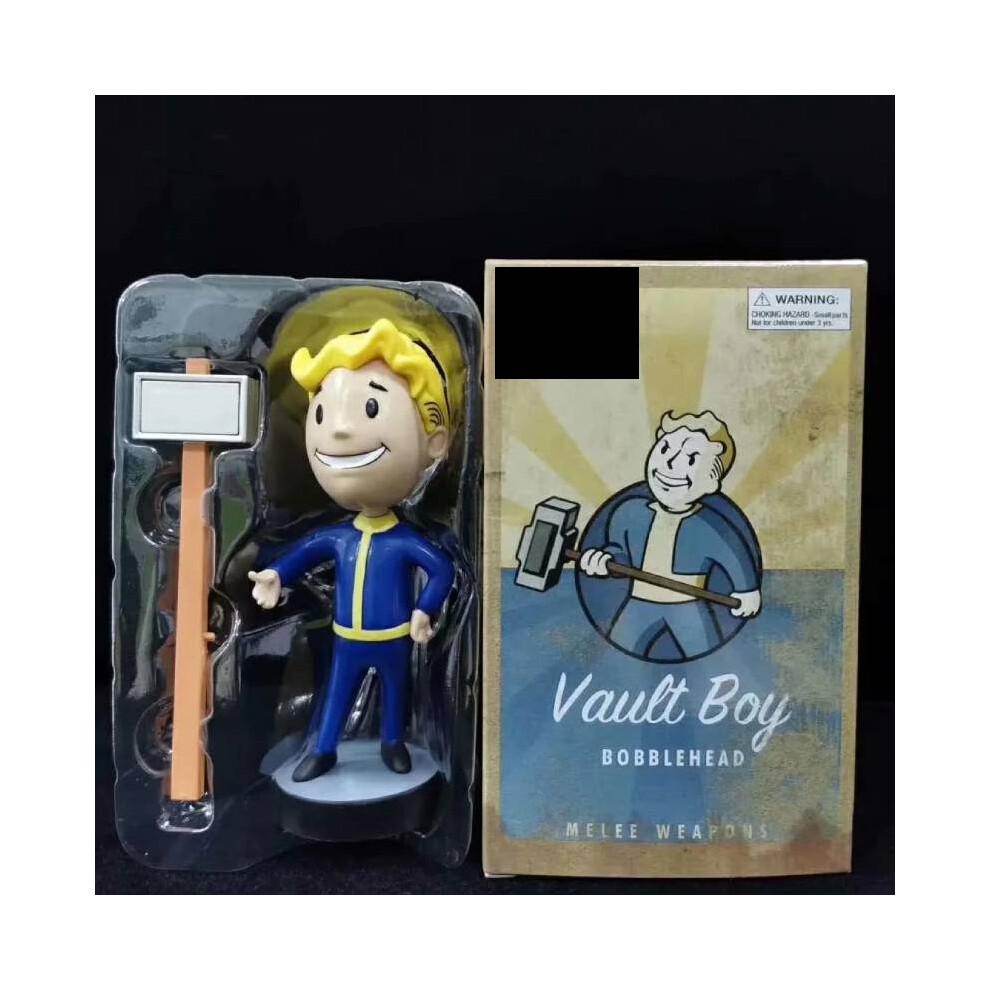 (Radiant Kid 18) Fallout 4 Vault Boy Bobblehead Gaming Anime Figures Toys Series Collection Model