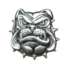 New Vintage English Bulldog Enamel Animal Belt Buckle