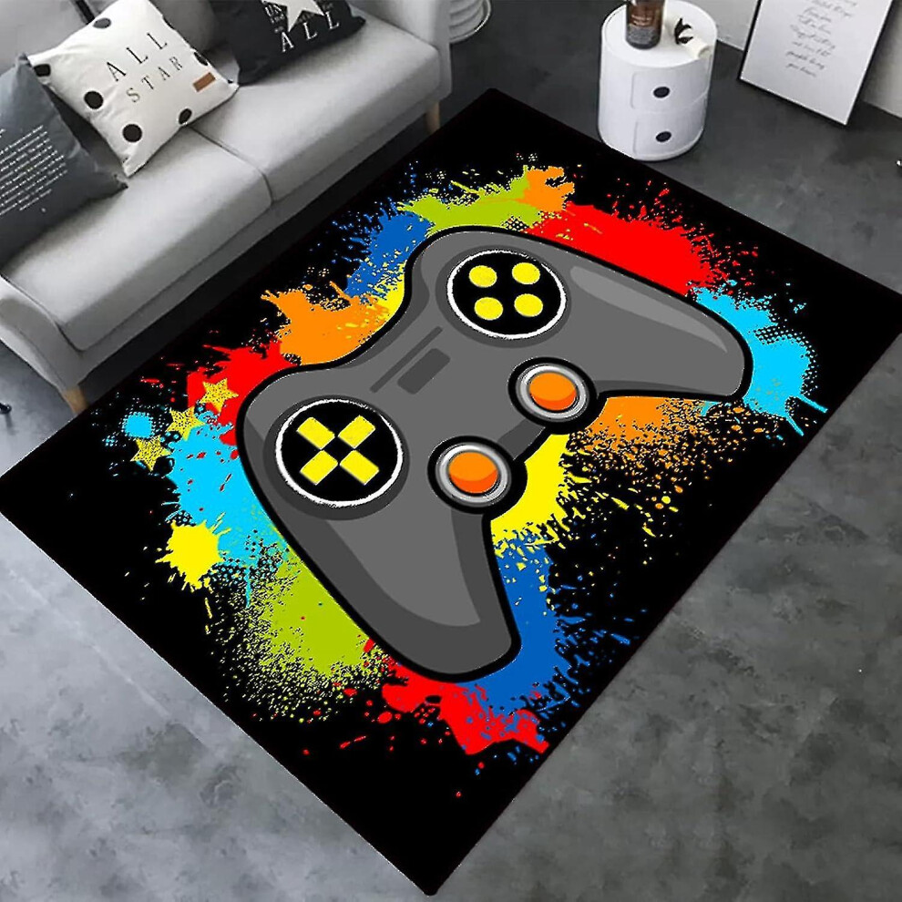 (Game 09, 60x90cm) Gaming Area Rugs For Boys Cool Game Style Bedroom Gamer Rug Boys Room Decor Video Games Bedroom Carpet For Teens