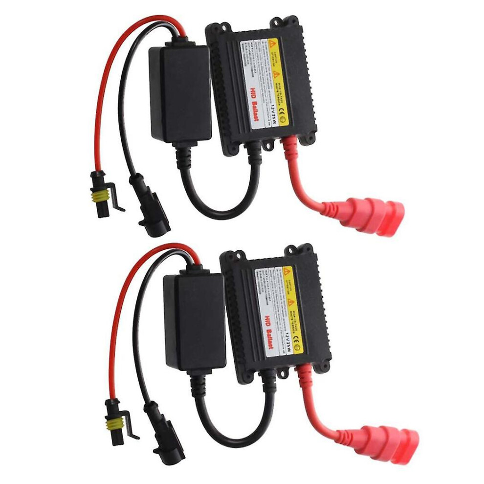 2X Car Headlight 35W Hid Slim Ballast For 9005 9006 D2s Xenon Bulb Black 6909589357595