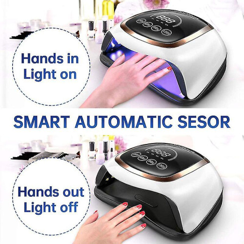 168w Uv Led Lamp For Nails Drying Manicure Lamp With Memory Function Lcd Display 1