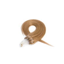(dark blonde, 22inch) Micro Loop Human Hair Extensions 50G