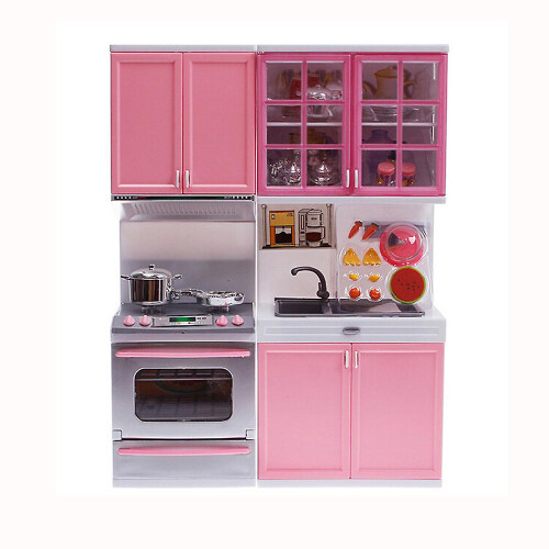 Pink Kitchen Room Set Play House Toys 1