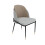 (Grey+Beige) Set Of 2  Dining Kitchen Chairs High-End Leather 4