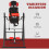 Homcom HOMCOM Adjustable Gravity Inversion Table with Safety Belt, Red 5