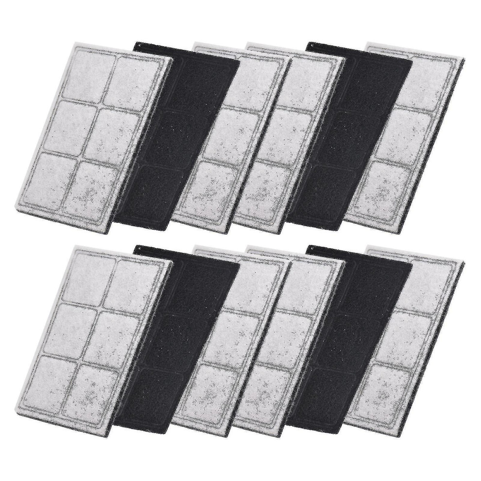 Compatible With Drinkwell Platinum Cat Water Fountain Filters 12Pcs Replacement Filters White
