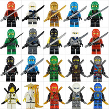 20pcs Building Blocks Toys Small Particle Diy Ninjago Doll For Children Birthday
