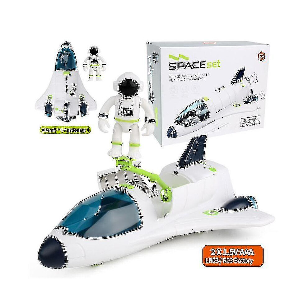 Space Rocket Toy Astronaut Spaceship Toy Kids Early Education Toy Birthday Gift For Boys Girls