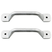 2x Aluminum Marine Boat Cleat Grab Rail Handle Handrail For Ship Deck Handrails