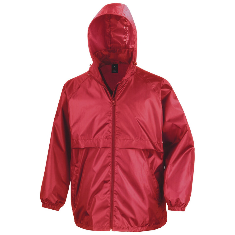 (S, Red) Result Core Unisex Adult Windbreaker