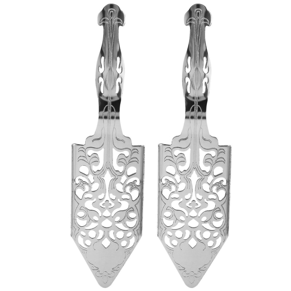 2 Pieces Absinthe Spoons, Stainless Steel Absinthe Cocktails Spoon Making Kit Gothic Absinthe Fount