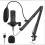 Professional Usb Streaming Podcast Pc Microphone Kit With Sound Card Boom Arm Shock Mount Pop Filter 5