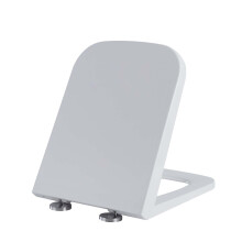 Square Soft Close Toilet Seat UF Heavy Duty WC Seats Quick Release