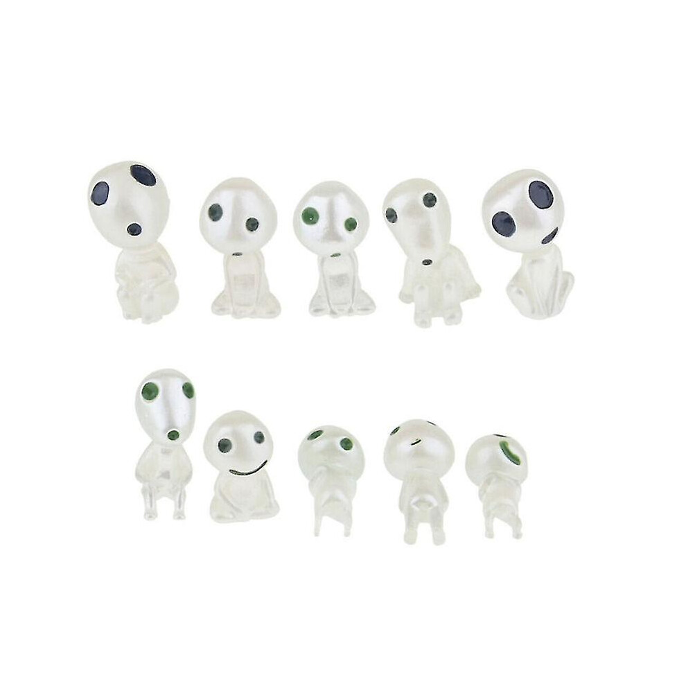 Ghibli Kodama Tree Spirit Princess Mononoke Mini Action Figure Glow In Luminous Elf Dark