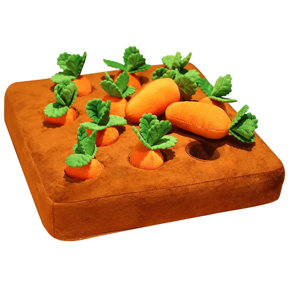 Carrots Plush Dog Toy Encourage Natural Foraging Skill Durable Interactives Dog Toys Pet