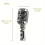 (YQ-Retro Mic) XGES Dynamic Handheld Microphone for Stage Performances and Karaoke 1