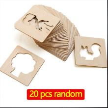 (20Pcs set) Montessori Kids Toys Drawing Toys Wooden DIY Painting Learning Educational Toys