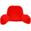 (Red) Orthologics Soft Reading Back Pillow 7