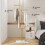 Modern Gold Coat Rack Hook Double Pole Hat Rack Stand Freestanding 5