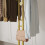 Modern Gold Coat Rack Hook Double Pole Hat Rack Stand Freestanding 9