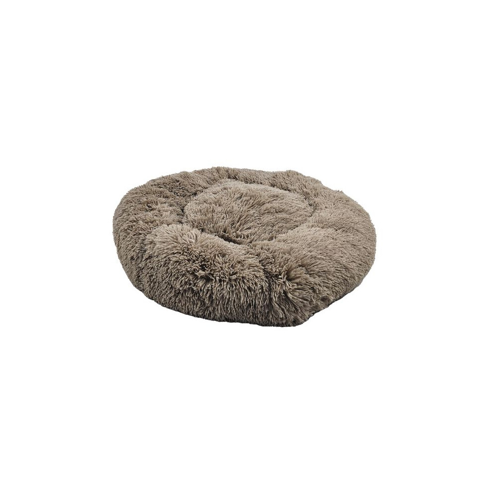 Hugglepets (Small - 50Cm, Oatmeal) Anti-Anxiety Donut Dog Bed