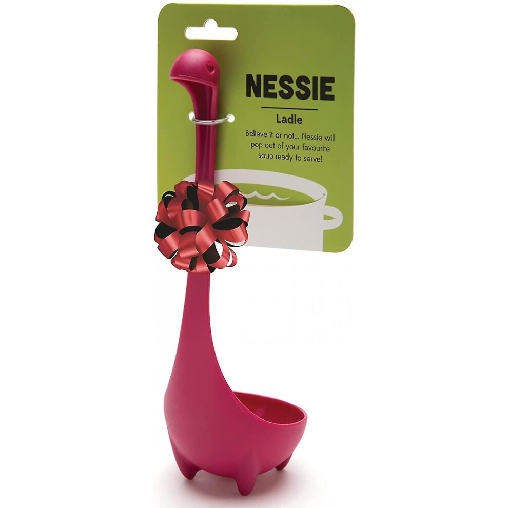 Nessie Ladle Spoon - Cooking Ladle For Serving Soup, Stew, Gravy Purple
