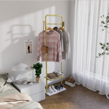 68.8 inch Coat Rack Stand with Shelf and Base Clothes Storage Stand