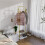 68.8 inch Coat Rack Stand with Shelf and Base Clothes Storage Stand 1