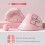 (pink) Ergonomic Mouse, Wireless Vertical Mouse - Multipurpose Rechargeable Mouse 4