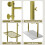 68.8 inch Coat Rack Stand with Shelf and Base Clothes Storage Stand 5