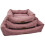 HugglePets (Medium - 70 x 60cm, Pink) HugglePets Luxury Dog Lounger Bed 3