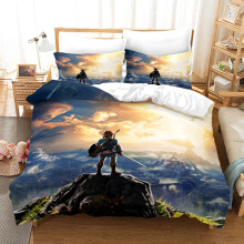 (Style 10, Double(200X200CM/3PCS)) The Legend of Zelda Bedding Single Double King Duvet Cover
