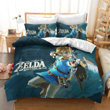 (Style 20, Double(200X200CM/3PCS)) The Legend of Zelda Bedding Single Double King Duvet Cover