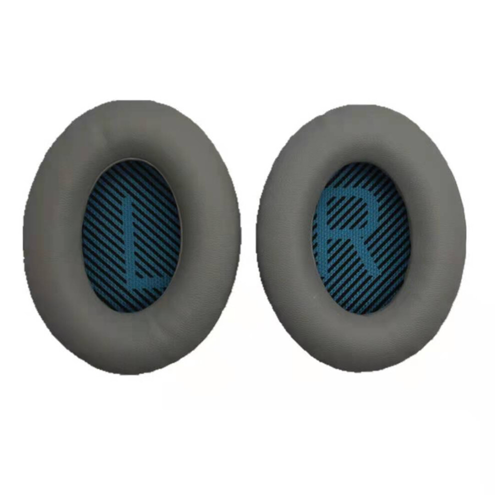 (Gray) Earmuffs Earcups Headset Covers Suitable For Bose Qc35 Qc15 Qc25 Gray 9352544651226