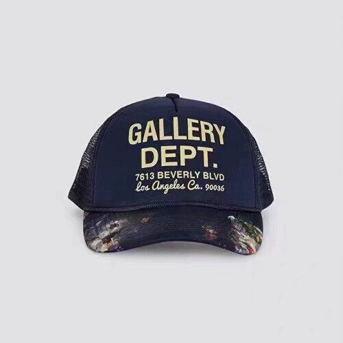 (Blue) GALLERY DEPT Graffiti Letter Baseball Cap